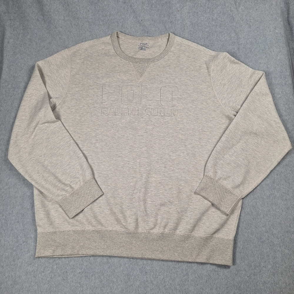 Polo by Ralph Lauren Light Gray Crewneck Sweater